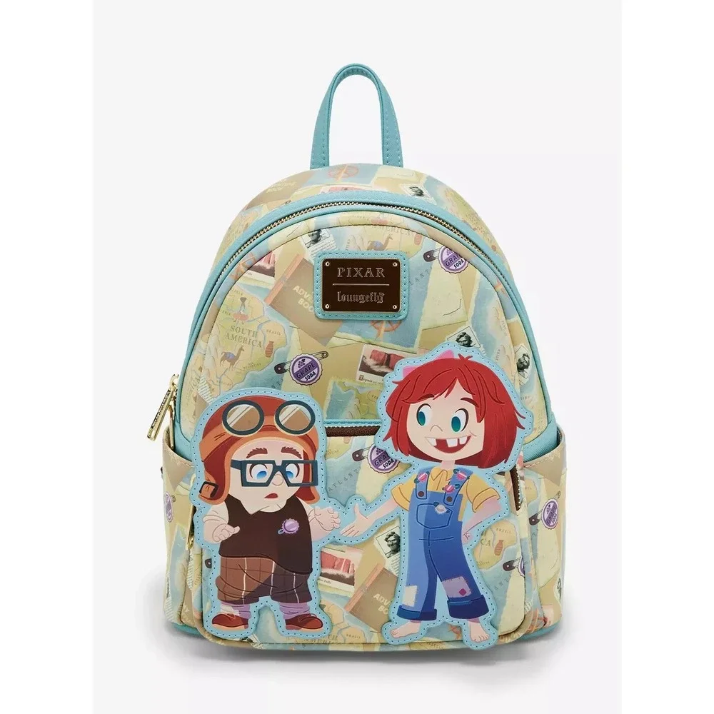 Loungefly Disney‎ Pixar Up Young Carl & Ellie Adventure Mini Backpack Exclusive